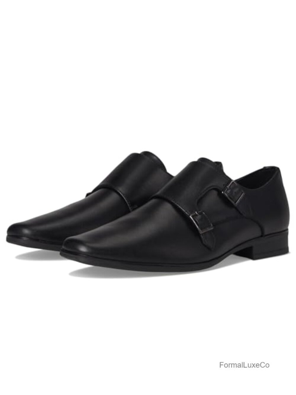 Calvin Klein Brinta Leather Slip-On Loafer Square Toe Casual Men's Shoe